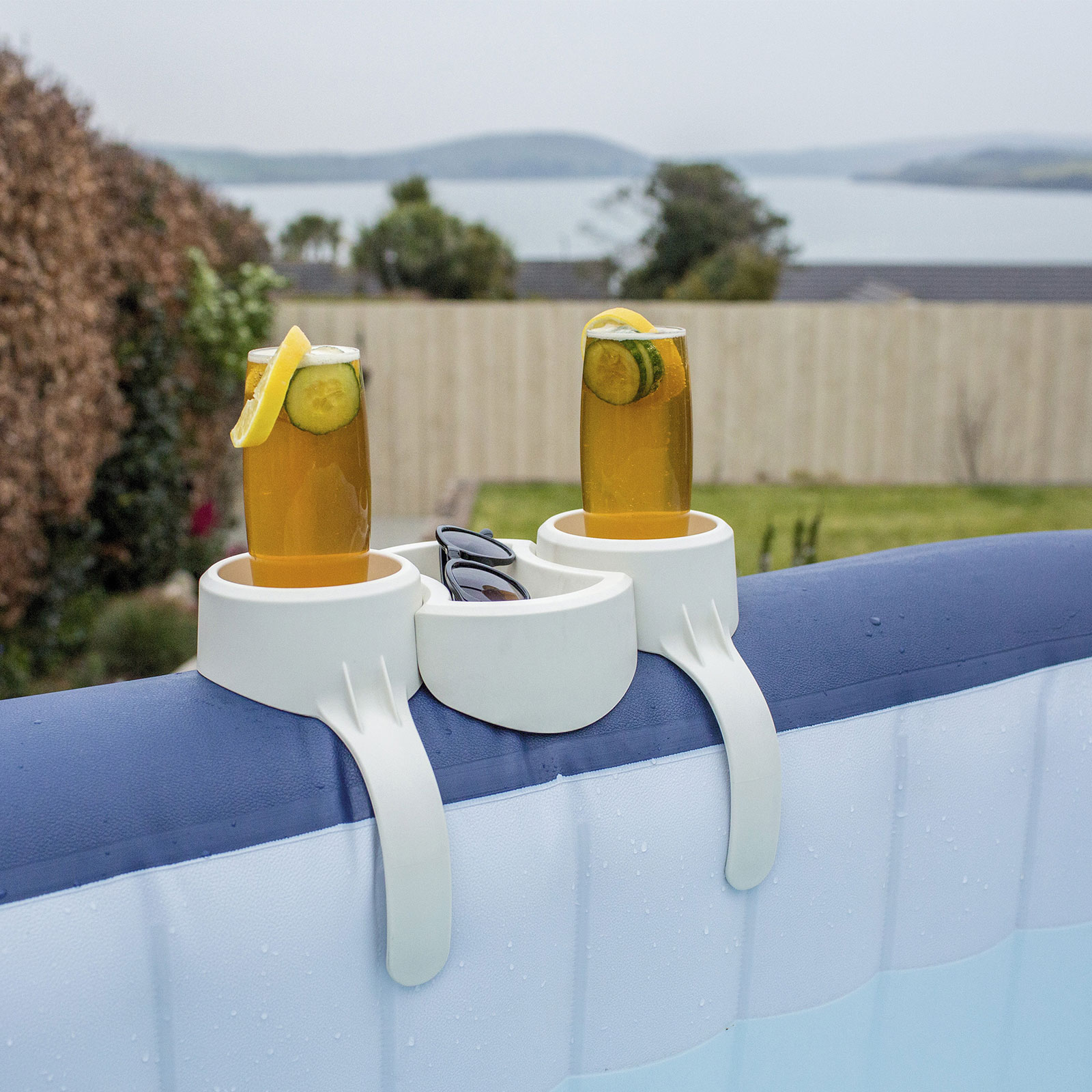 Bestway LayZSpa Accessories Hot Tub Drink 2 X Cup Snack Tray Holder